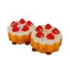Strawberry Egg Tart Squishy Toy With Cute Design And Soft Texture Perfect For Stress Relief Home Office Relaxation