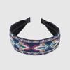 LALA Imported Lace Ethnic Hairband P-NAVY#