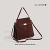New Autumn and Winter Niche High-end Retro Matte Handbag Women's Large-capacity Commuting Shoulder Oblique Span Bag