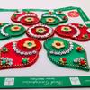 RSINC Acrylic Decorative Diwali Rearrangeable Rangoli for Floor, Wall, Table Rangoli7 Pieces Re-Useable Kundan Baby Rangoli Acrylic Baby Rangoli