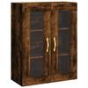 VidaXL Armoire murale chêne fumé 69,5x34x90 cm 828465