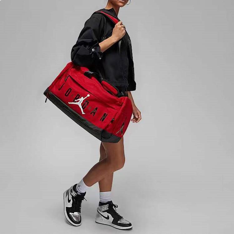 New Jordan Polyester Luggage Bag Travel Bag Unisex Red FD7040-687