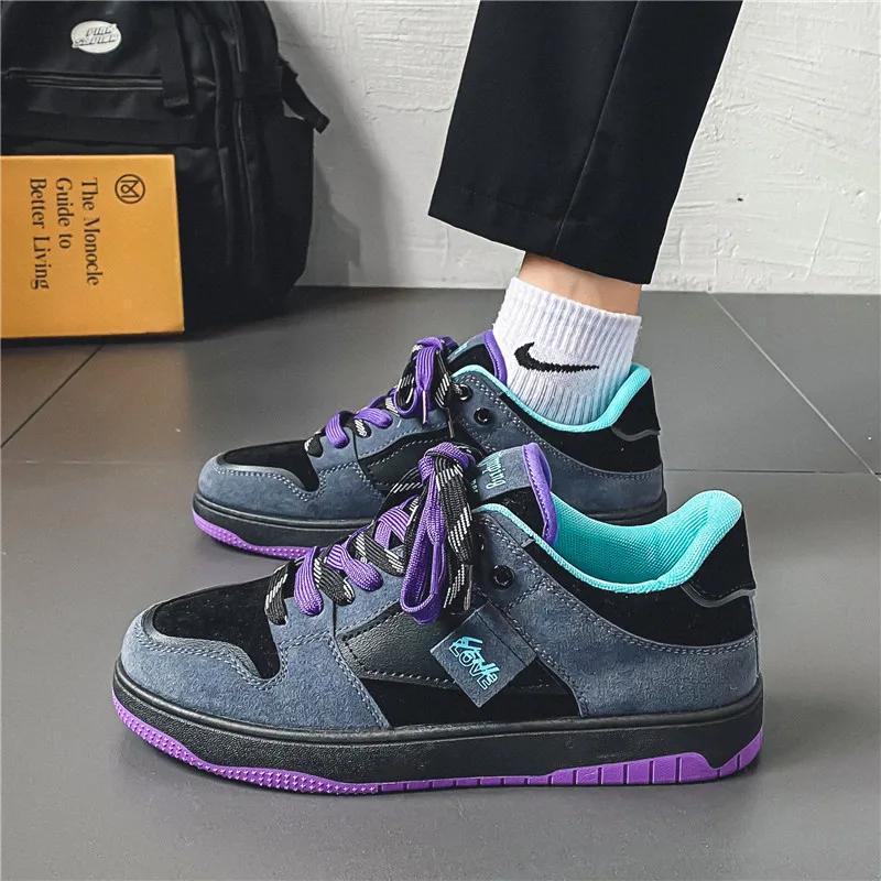Fashion 2024 Men Casual Sneakers Leather Quality Breathable Comfortable Outdoor Footwear Spring Autumn Tenis Masculino