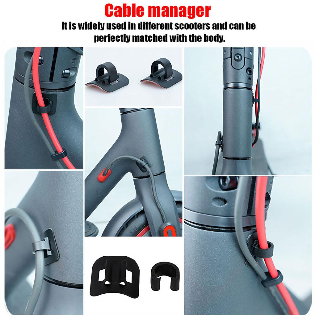 1/2Pcs Cable Tie Buckle For M365/Pro Cable Manager Self\-Adhesive Line Organizer Replacement Accessories