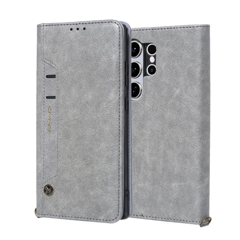 Leather Wallet Card Slot Holder Phone Case For Samsung S24 S23 S22 S21 S20 S30 Ultra FE Plus Flip Cover Protective Case