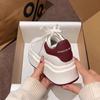 2025 Spring New Small Thick-soled Heightening Board Shoes Muffin Sole Versatile McQueen Shoes Fashionable Casual Little White Shoes