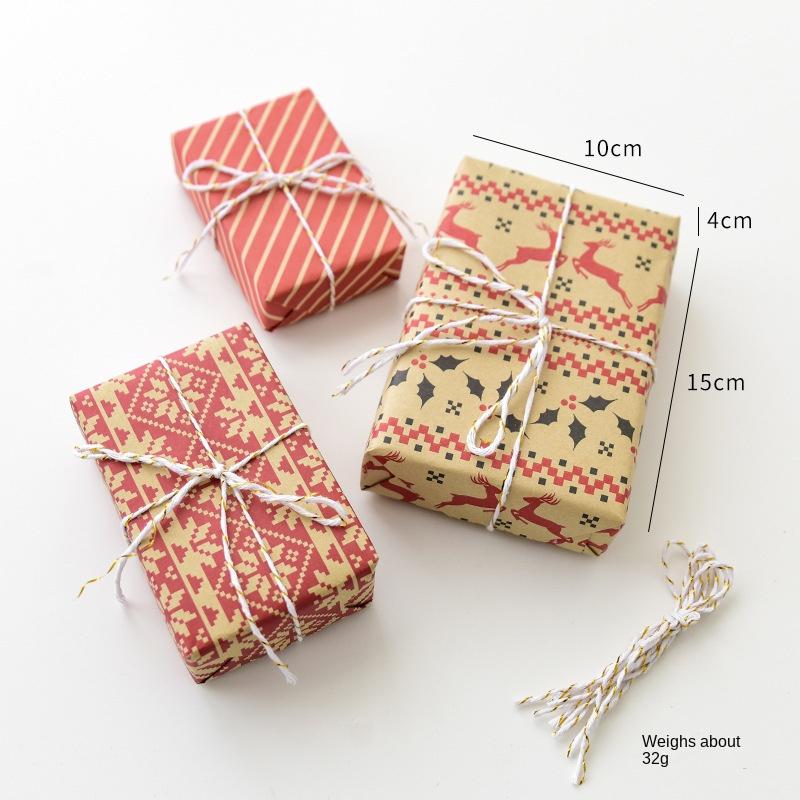 Christmas Gift Package Three Piece Pendant Set Decoration Gift Box Christmas Tree Christmas Window Display Home Decoration