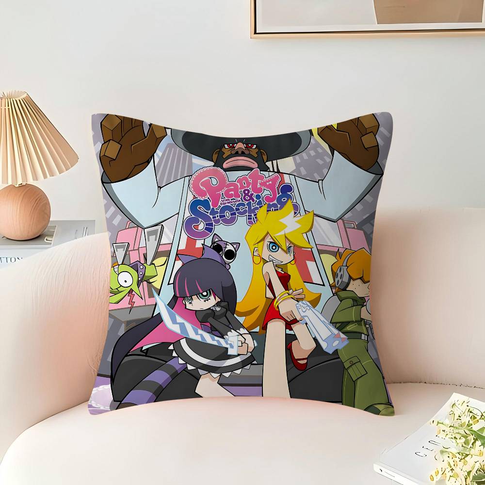 Cartoon P-Panty-Stocking Kissenbezug 30x50 Polyester Sofakissen Dekorative Wurfkissen Heimdekoration Kissenbezug