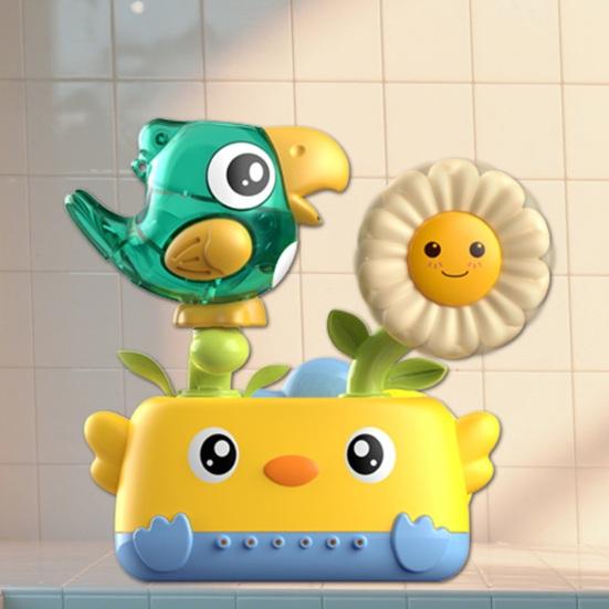 Bath Toys for Toddlers Baby Waterfall Bathtub Toy with Suction Cup Interactive Bath Toy Kids Bath Tub Shower Playset Summer Birthday Gifts