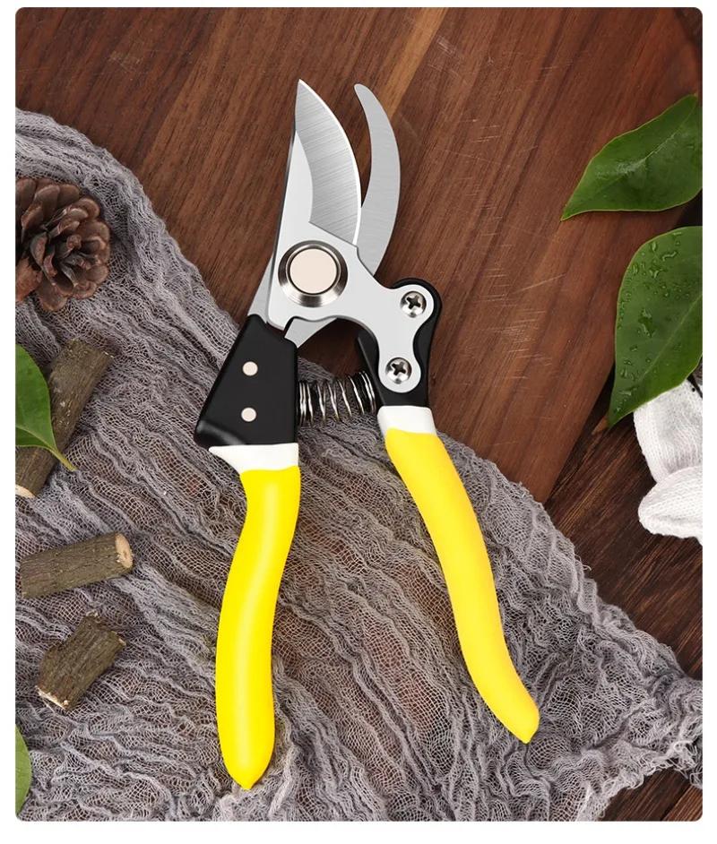 Pruning Shears Knife, Picking Fruit Branches Floral Shears, Horticulture Garden Potting Shears, Rebound Non-slip Labor-saving