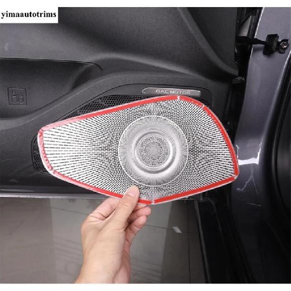 Car Inner Door Speaker Horn Audio Sound Frame Decor Cover Trim For GAC Trumpchi Empow - 2025 Stainless Steel Accessories