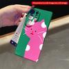 2DFlat Samsung phone case Pink Polka Dot Cat Phone Case Applicable to Galaxy S22 S23 S24 S25ULTRA S26 A12 A13 A14 A15 A16  A34 A35 A54 A55
