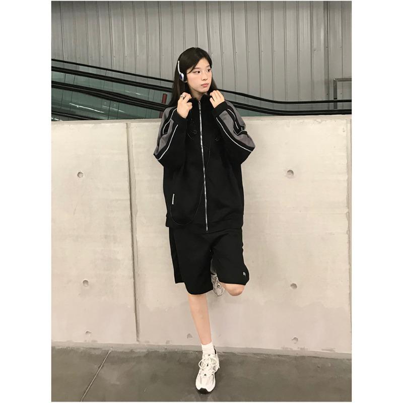 Suede jacket jacket women's new loose design casual baseball jersey men's and women's coats