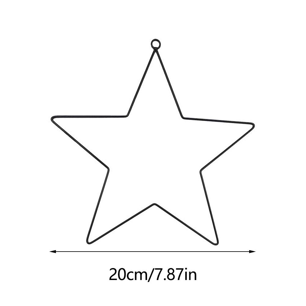 

Star Wreath Ring Iron Dreamcatcher Stable Support Star Wire B