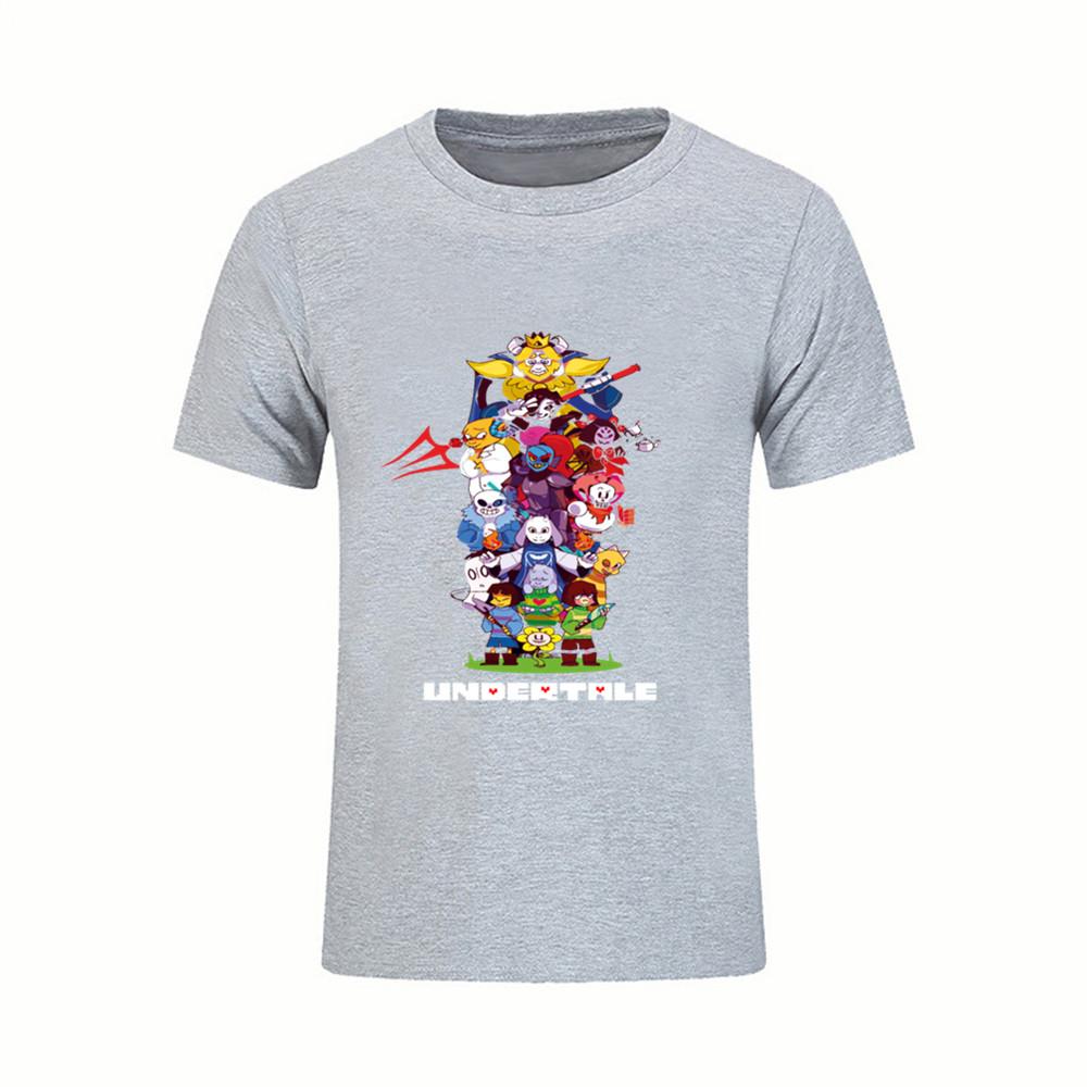 Man S T Shirt Arrival Anime Undertale Family Print T Shirt Men Aesthetic