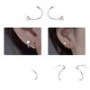 Sweetheart S-Shaped Star Ear Cuff Earrings for Girls - Cute and Unique Spring Hoops