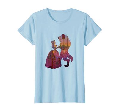 Disney Classic Beauty and the Beast Silhouette Dance T-Shirt