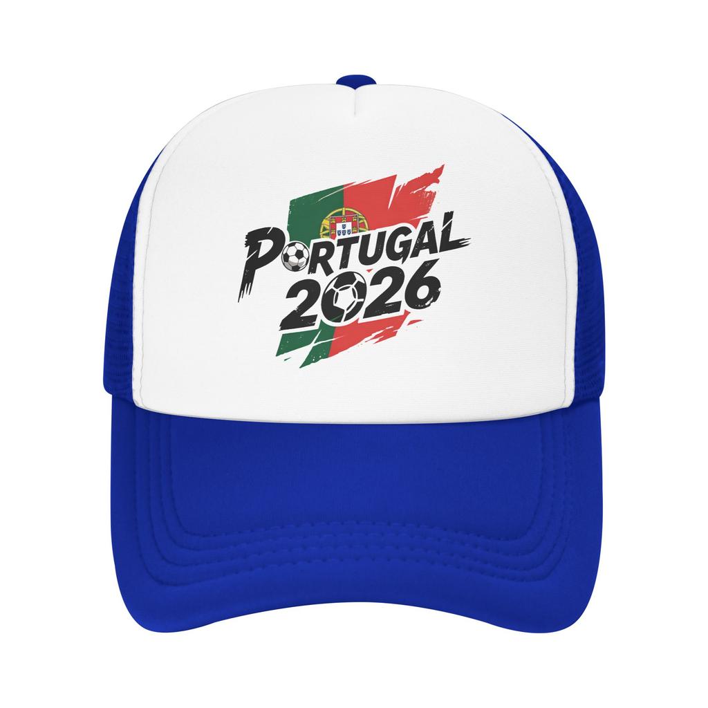 Portugal Football Match Mesh Baseball Cap Adult Sun Hat Usa Canada Mexico Soccer Hats Adjustable Summer Trucker Hats