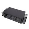 2 Tier Coffee Pod Holder Coffee Capsule   Pull Out Drawers for Kitchen Countertop Coffee Station Black