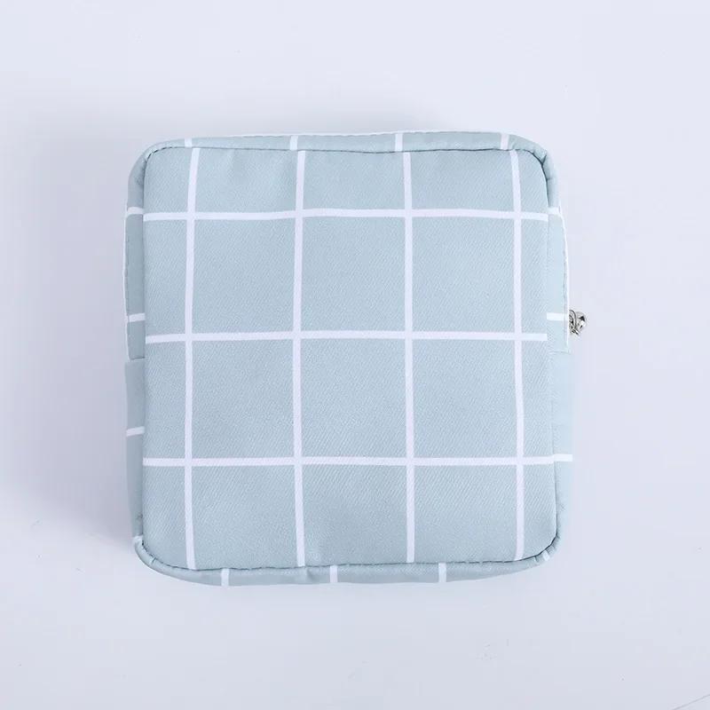 Women Zipper Small Cosmetic Bag Girls Mini Sanitary Napkins Makeup Lipstick Bags Travel Earphone Coin Organizer Purse Pouch Bags