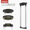Telescopic Luggage Rod Replacement Set for Suitcase Handles