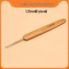 Carbonized Bamboo Crochet Yarn & Knitting Tool Set with Extra-Fine Old-Fashioned Bamboo Handle Set