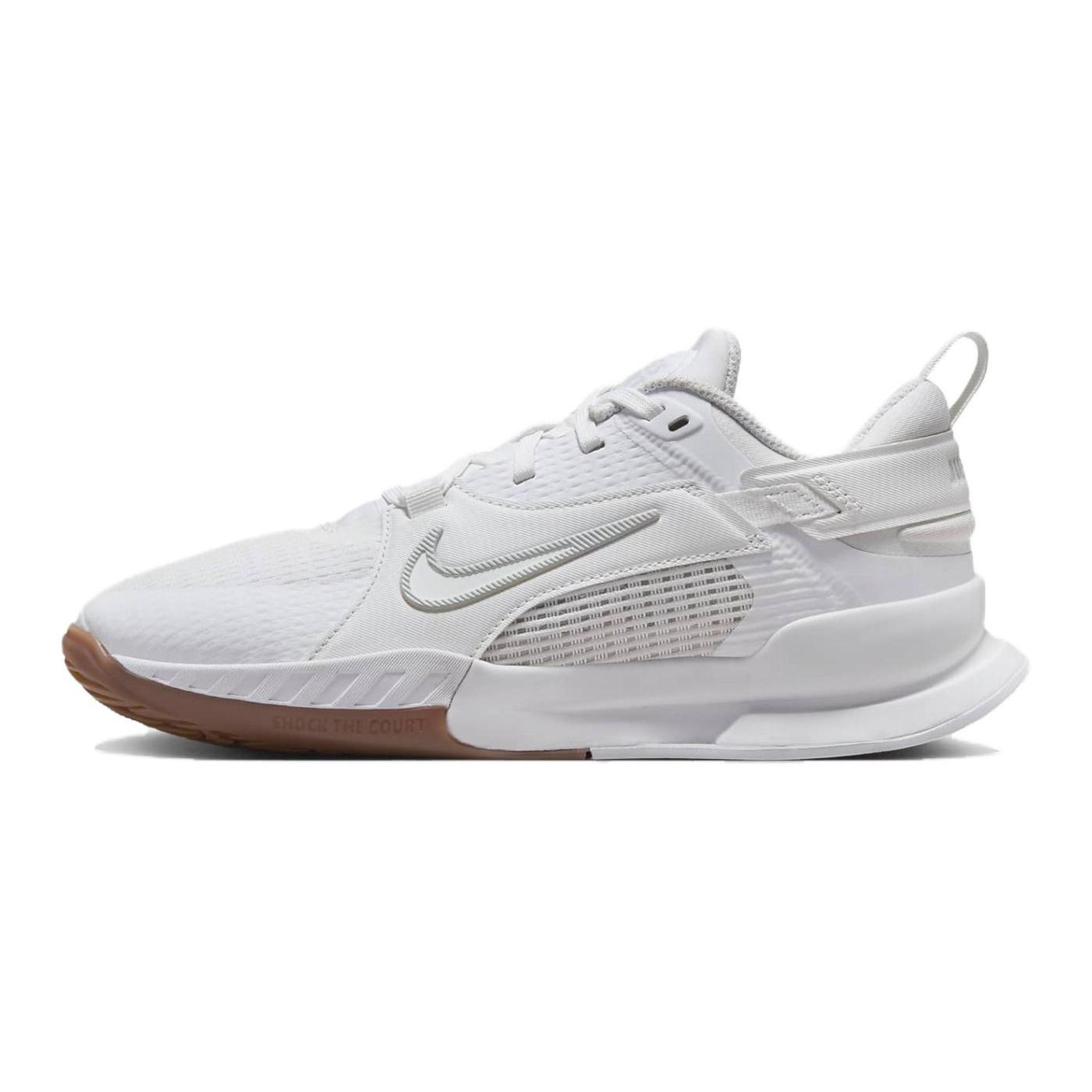 

Nike Comfortable Cushioning Abrasion Resistant Breathable Low top Children s Basketball Shoes White Kids FN2231-100 33.5