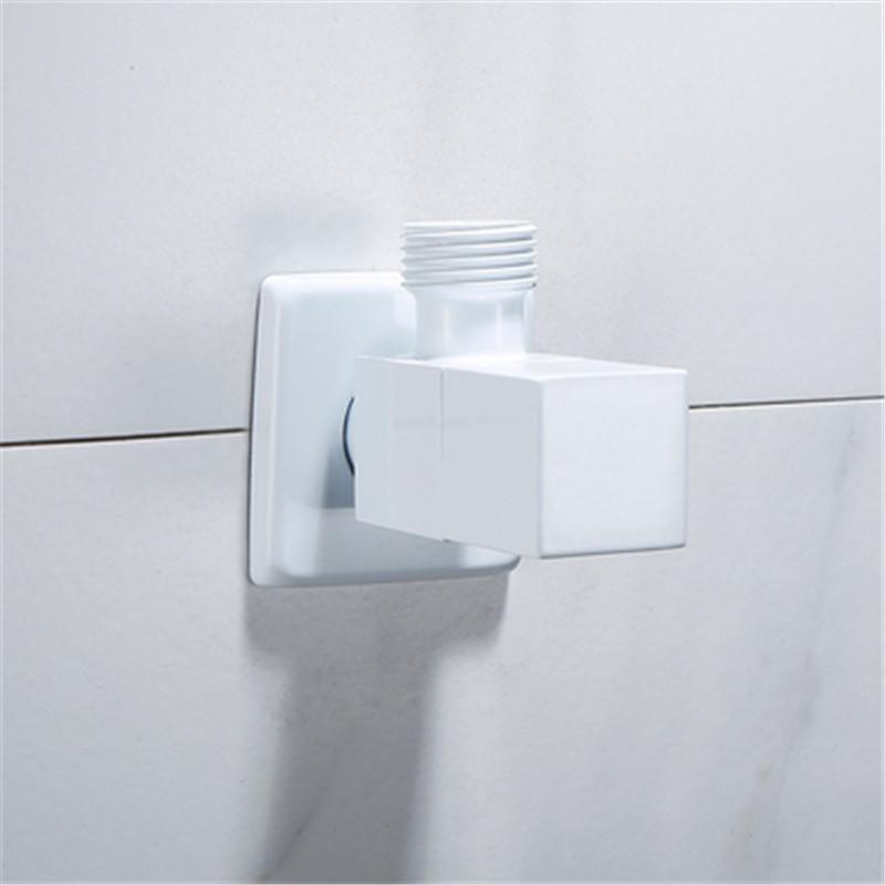 Tuqiu Gebürstetes Gold Winkelventil Wasserregelventil Graues Eckventil Badezimmer Armatur Wasserhahn 1/2*1/2 Edelstahl Schwarz