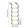 Portable Marine Boarding Rope Ladder Outdoor 5 Step Boat Rope Ladder Durable