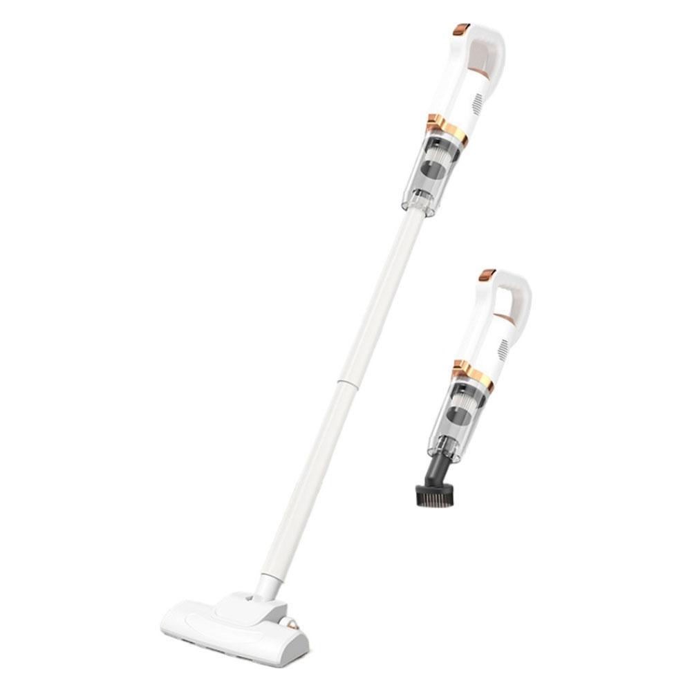 

Многофункциональный ручной пылесос 6500 Па Мощное всасывание HEPA-фильтр Беспроводной пылесос для автомобиля пола дома белый