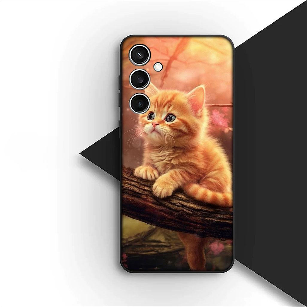 

Cover for Xiaomi Poco C75 C65 C85 X7 X6 M8 F7 F8 Ultra F6 Pro MI PocoF7 Casing Silicone Phone Case Comics Meow Kitten Cat Poco F8 ultra