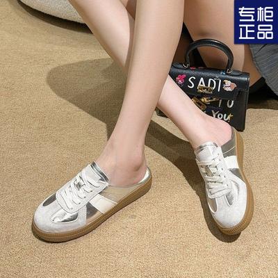 2025 Summer New Slippers Board Shoes Without Rear German Training Baotou Drag Explosion Lightweight High-value Going Out Japanese Ins