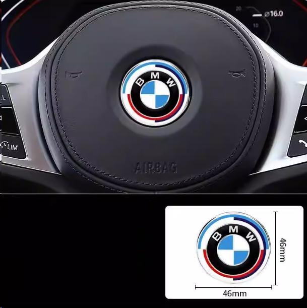 1 Stück Auto Lenkrad Mittel Emblem Aufkleber Innenraum Dekoration Für BMW E36 E46 E53 E90 E60 E61 E93 E87 X1 X3 X5 X6 F30 F20 F10