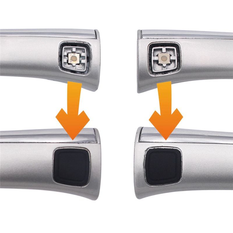 Authentic 2Pcs Door Handle Repair Kit Door Handle Button Cover Repair Kit 2207601370 For W220 C215 SL-Class S-Clas