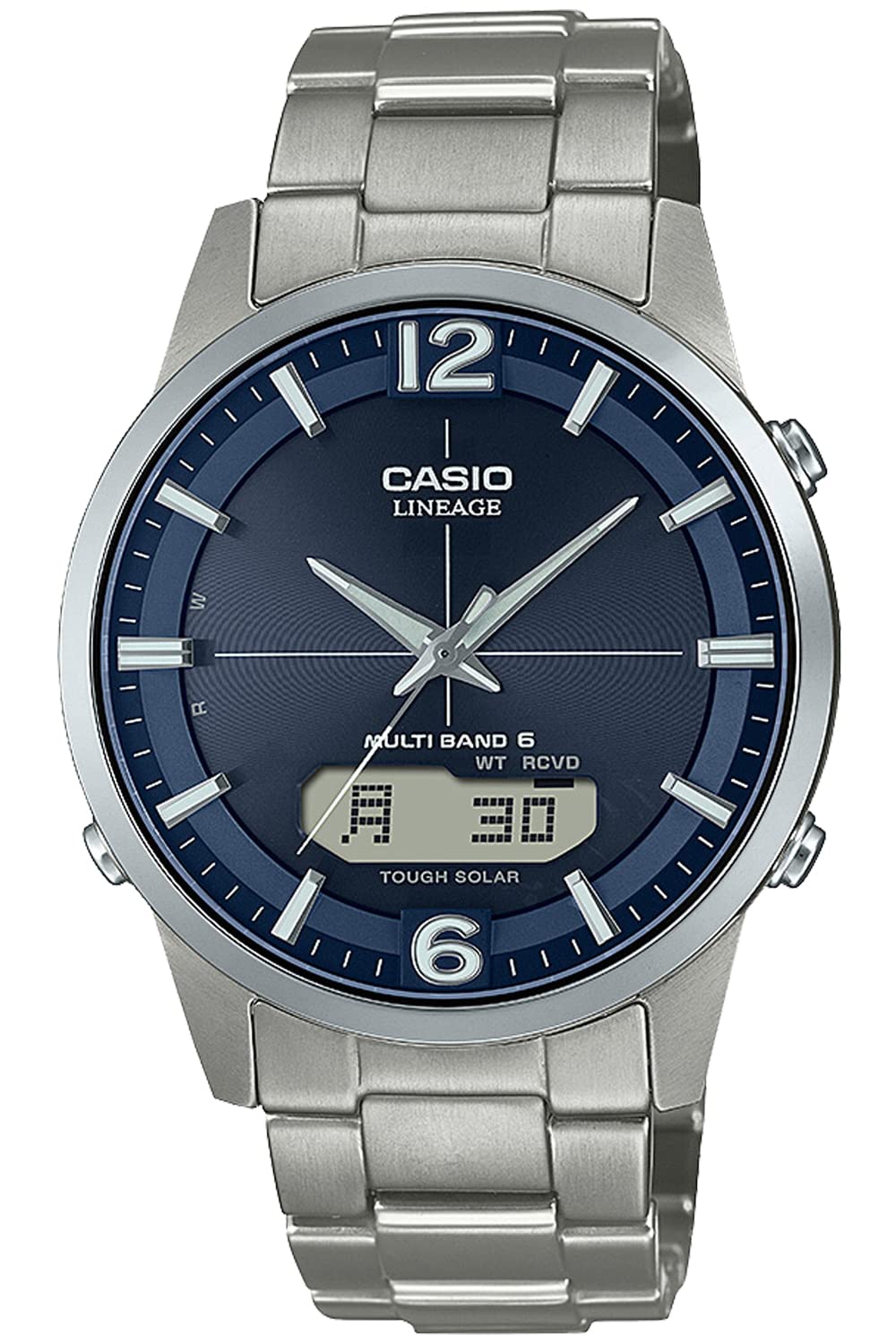 

[Casio] Часы Lineage Radio Solar Titanium Модель LCW-M170TD-2AJF Мужские Серебряные
