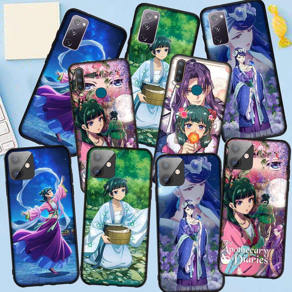 Phone Case for iPhone 17 16 15 Plus Huawei P30 P20 Lite Redmi Note 14 12 11 13 Pro Max OPPO A60 A80 A40 A18 A38 A54 Anime The Apothecary Diaries Cover
