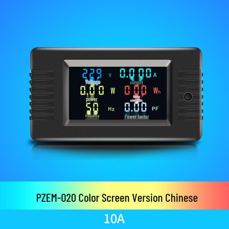 Peacefair AC Digital Power Tester: Multifunction Voltage, Current, Power, Frequency, and Energy Meter.