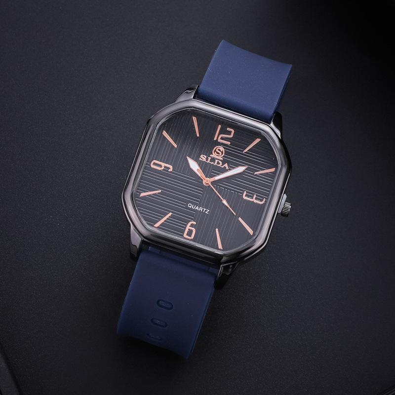 Square Tape Men'S Watch Simple Trendy Men'S High-Value Watch Fashion Personality Quartz Watch Men