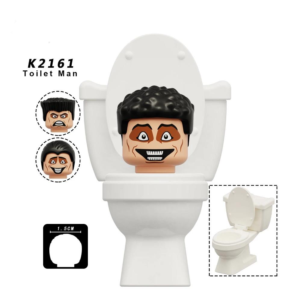 

Новые фигурки KDL SWAT Skibidi Toilet Man Аниме Блочные Игрушки TvMan Титан Оператор Говорящий Человек Кирпичики Модель Игрушка Для Ребенка Подарок на День Рождения