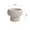 1PC Nordic Minimalist Ceramic Candle Holder Creative Candle Cup Aromatherapy Ornament For Home Table Decor Living Room