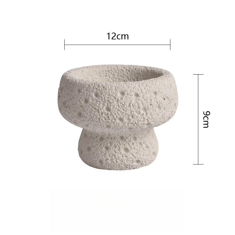 1PC Nordic Minimalist Ceramic Candle Holder Creative Candle Cup Aromatherapy Ornament For Home Table Decor Living Room