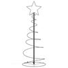 Vidaxl Stożkowa Choinka Z Lampek, 80 Ciepłych Białych Led, 120 Cm
