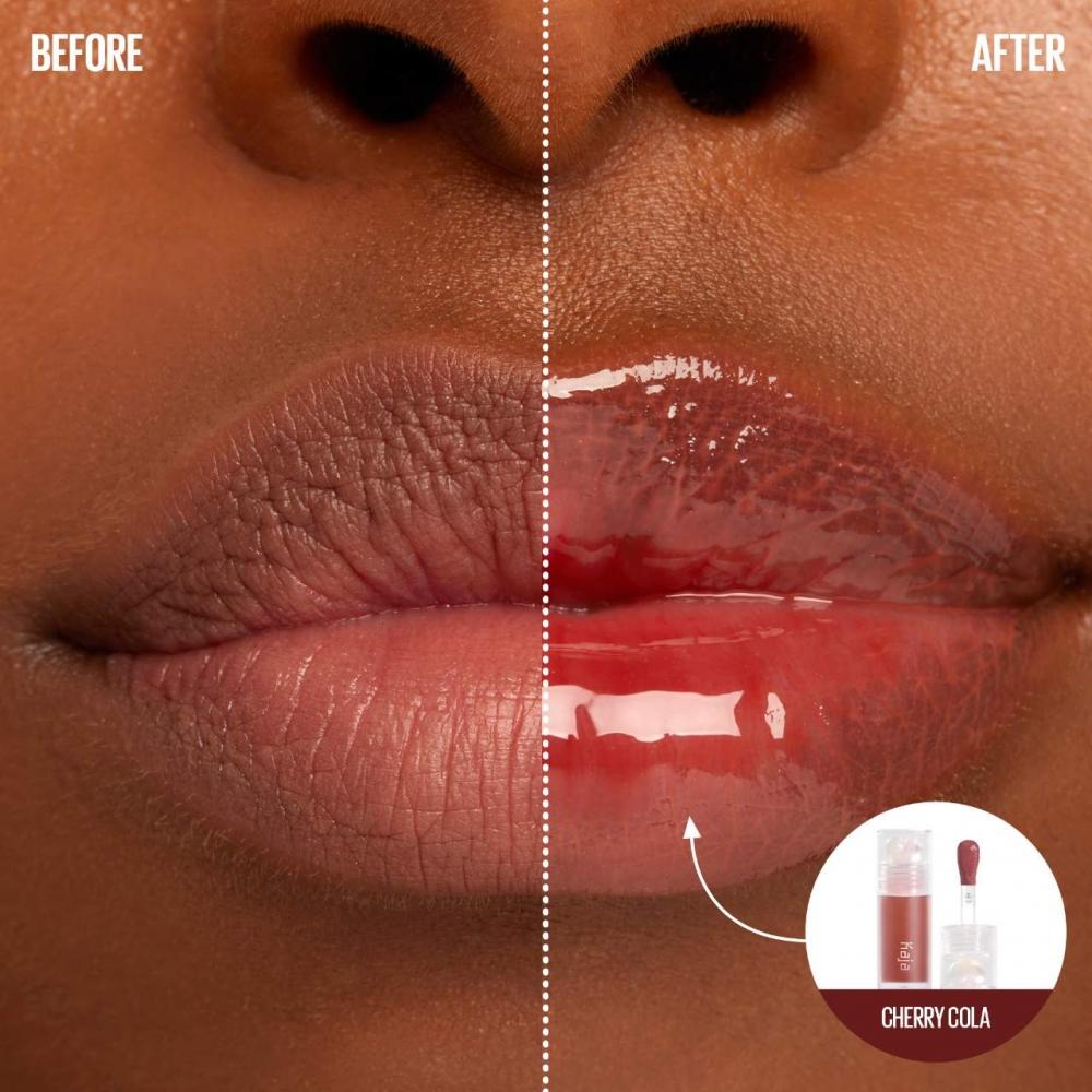 Kaja Juicy Glass Lip Oil 0.13 Oz   4 Ml Cherry Cola choColate Red