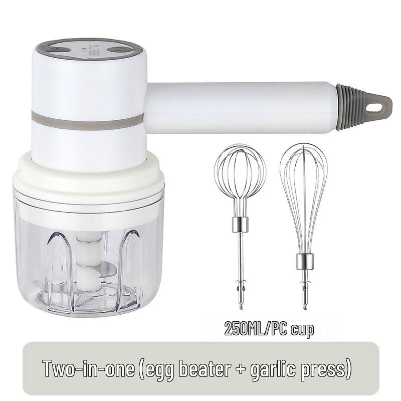 Elektrisk hvitløks- og kjøttkvern: Mini matkutter, kvern og skreller for husholdnings- og babymat