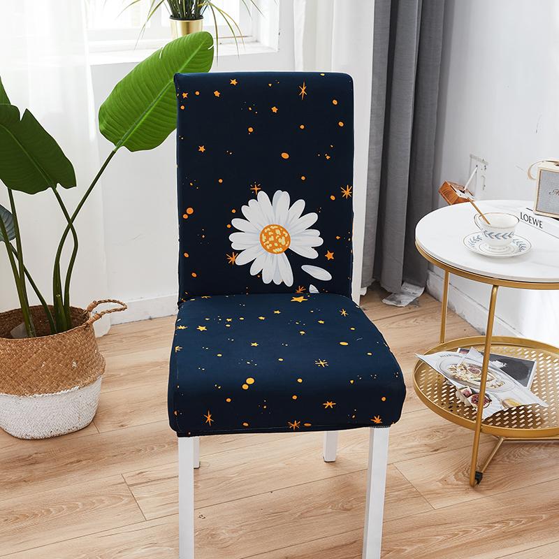 Four Seasons Universal Milk Silk Chair Cover Dust-Proof One Set Of El Conjoined Backrest All-Around Printing