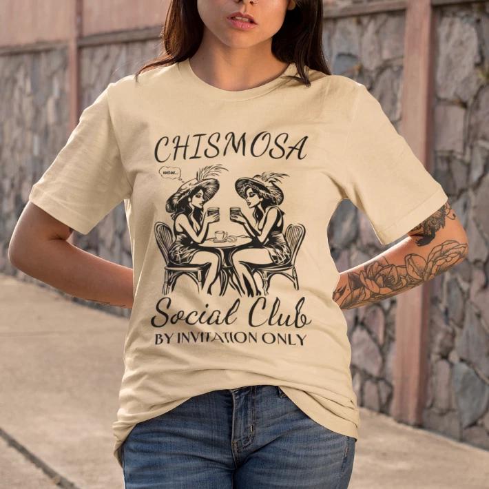 Chismosa Social Club Latina Shirt Cafecito y Chisme Tee Hispanic Heritage Shirt S