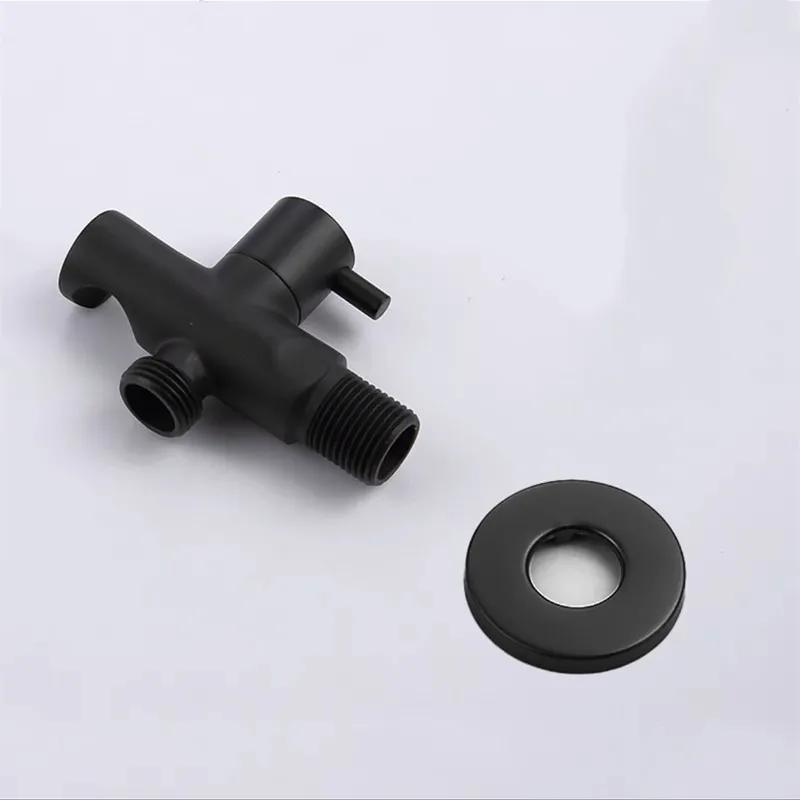 Toilet Shower Bidet Spray Gun Faucet Sets Wall Mounted Chrome/Black/Grey Metal Brass For Bathroom Toilet Spring PVC SS Hose