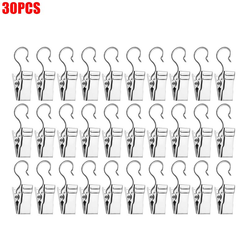 200/10PCS Etal Curtain Clips Hanging Photos Drapes Clamps Tent Lights Party Decorations Crafts Clip Christmas Party Wire Holder
