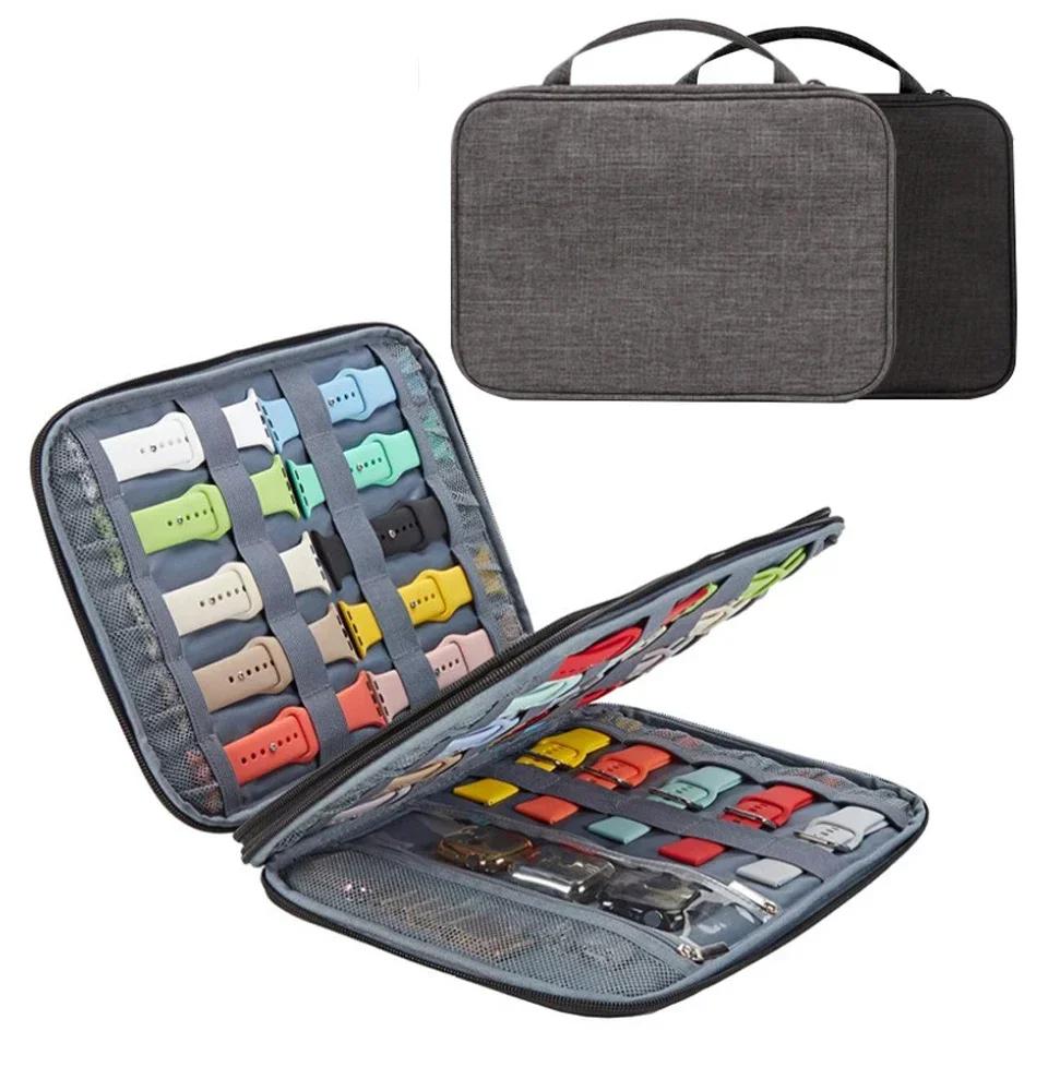 Strap Storage Bag, Strap Box, Travel Watch Strap Storage Bag, Portable Storage Bag, Multiple Compartments, Reusable