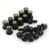 Kit com 10 peças/conjunto de parafusos para motocicleta M5 15mm, parafusos de borracha métricos, para-brisas, carenagem, alumínio anodizado, para-lamas